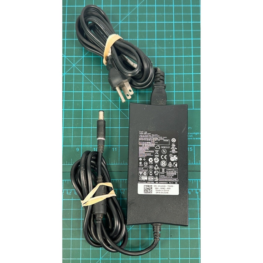 Dell 130W AC Adapter Power Supply 19.5V 6.7A LA130PM121 VJCH5 0VJCH5 Black